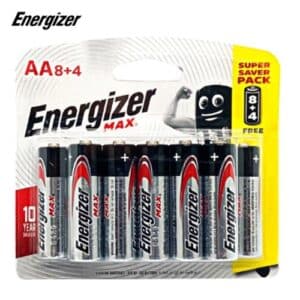 pin Energizer max aa vỉ 12 viên chính hãng