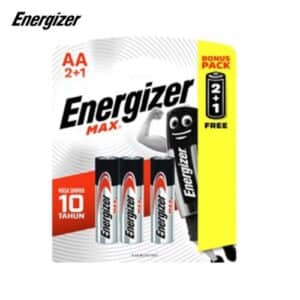 pin Energizer max aa vỉ 3 viên chính hãng